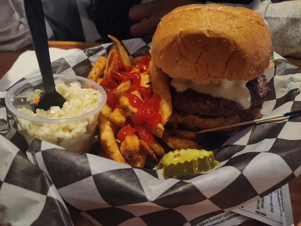 Bacon Cheeseburger with Chili